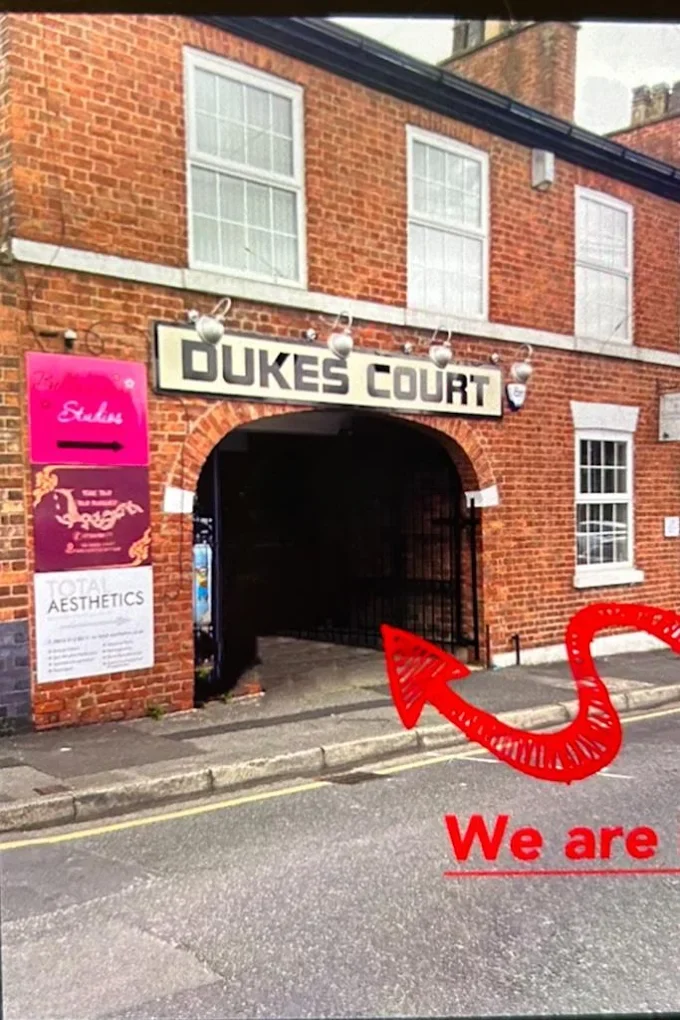 Duke Court entrance in Macclesfield